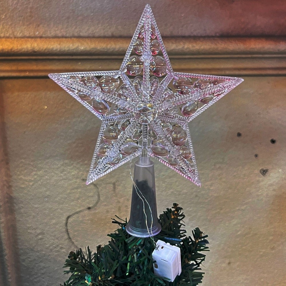 Star Tree Topper - Nuova stella illuminata Topper per albero