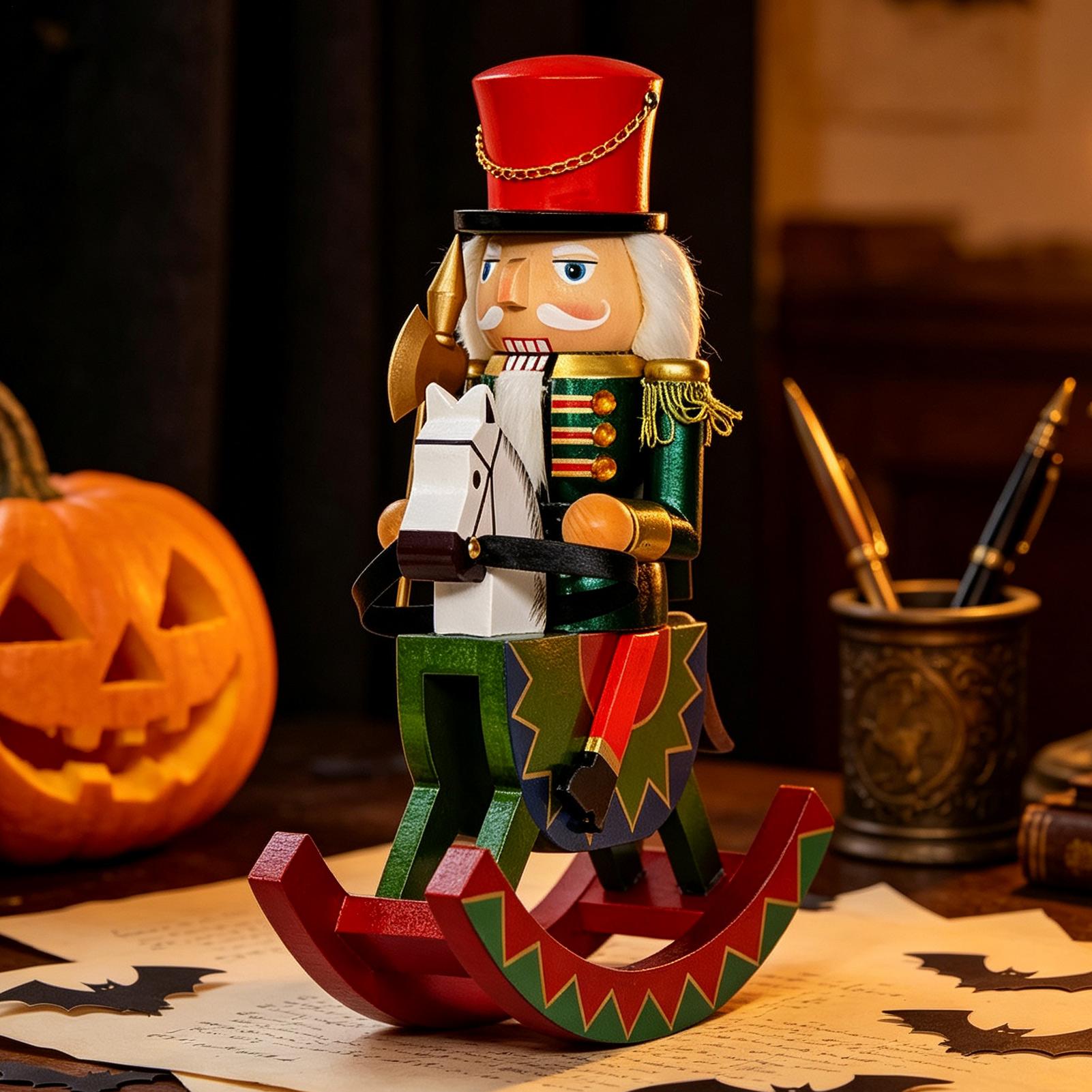 Nutcracker Figurine - Ornamenti Natalizi Schiaccianoci, Decorazione Vintage per