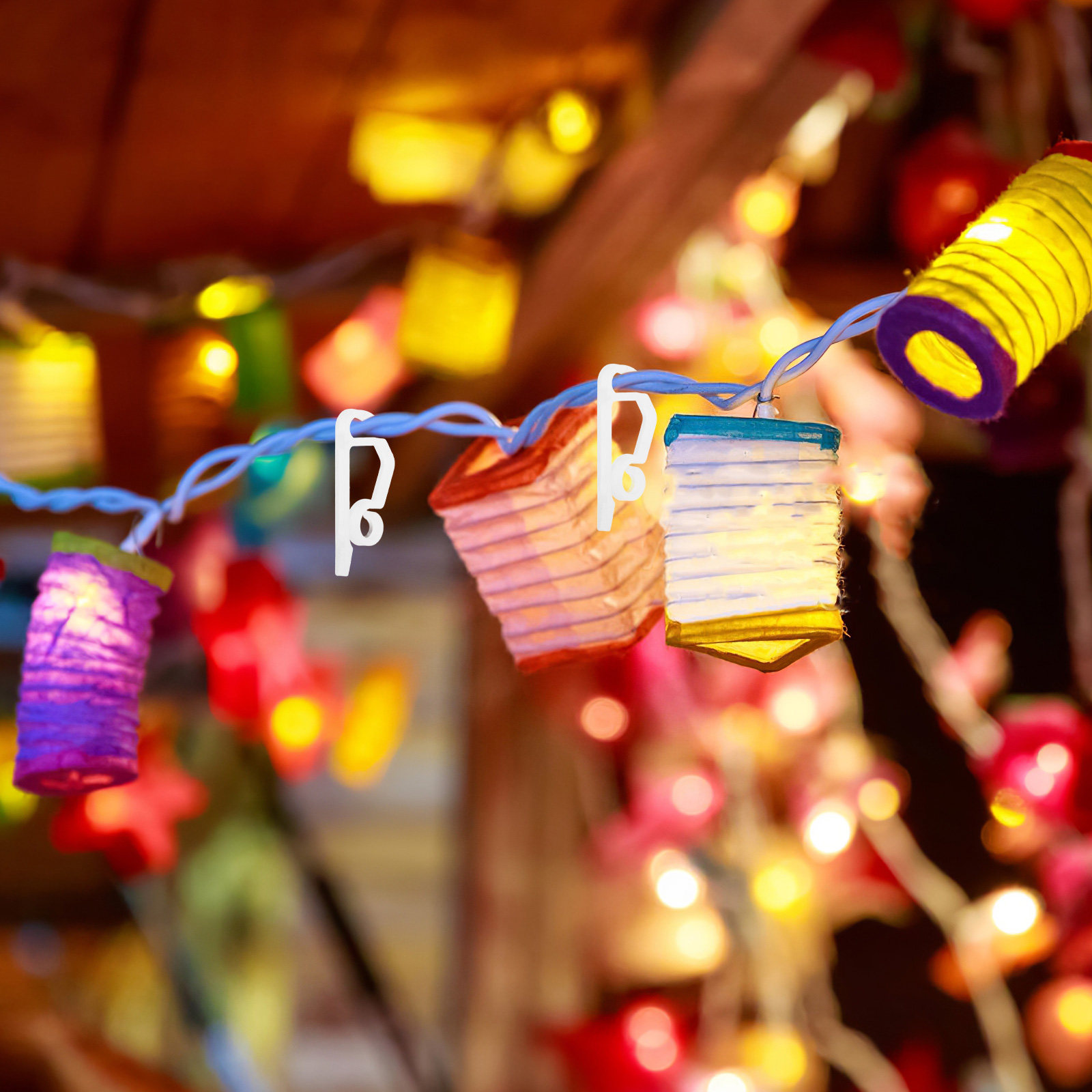 Christmas Lights Outdoor - 50 Pezzi Clip per Luci da