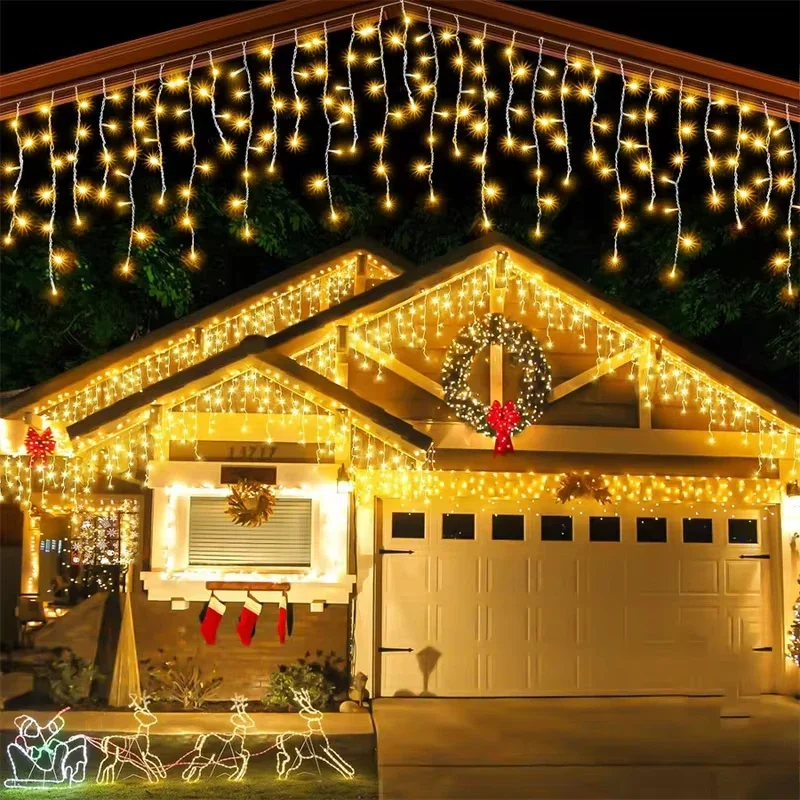 Christmas Lights Outdoor - 7M Decorazione natalizia Luci colorate a