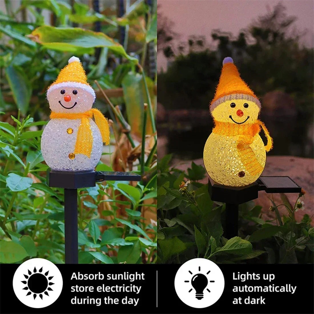 Christmas Lights Outdoor - Lampada Solare a LED a Forma
