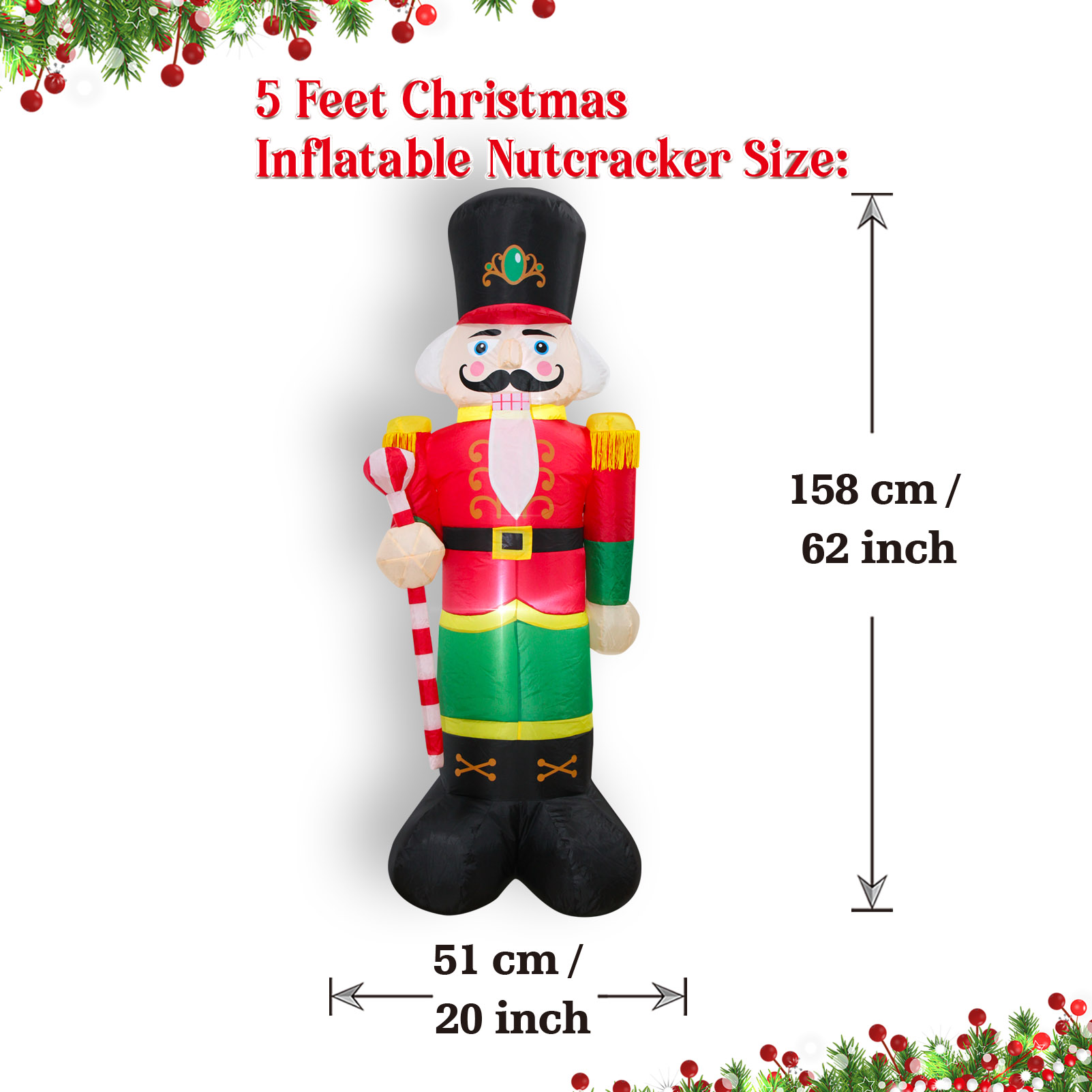 Soldato gonfiabile natalizio d - Christmas Lights Outdoor recensione e prezzo