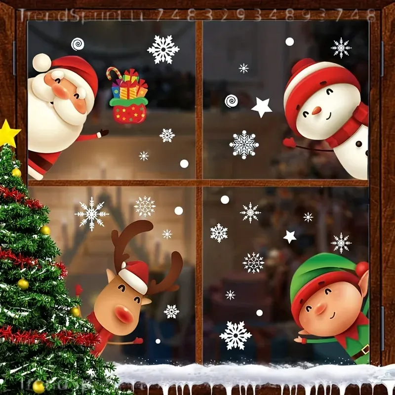 82 Pezzi di Adesivi Natalizi p - Snowflake Window Decal recensione e prezzo