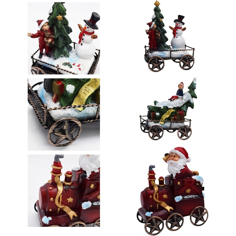 3 pezzi in resina treno di Nat - Nutcracker Figurine recensione e prezzo