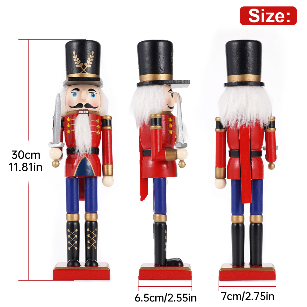 30 cm Schiaccianoci in legno O - Nutcracker Figurine recensione e prezzo
