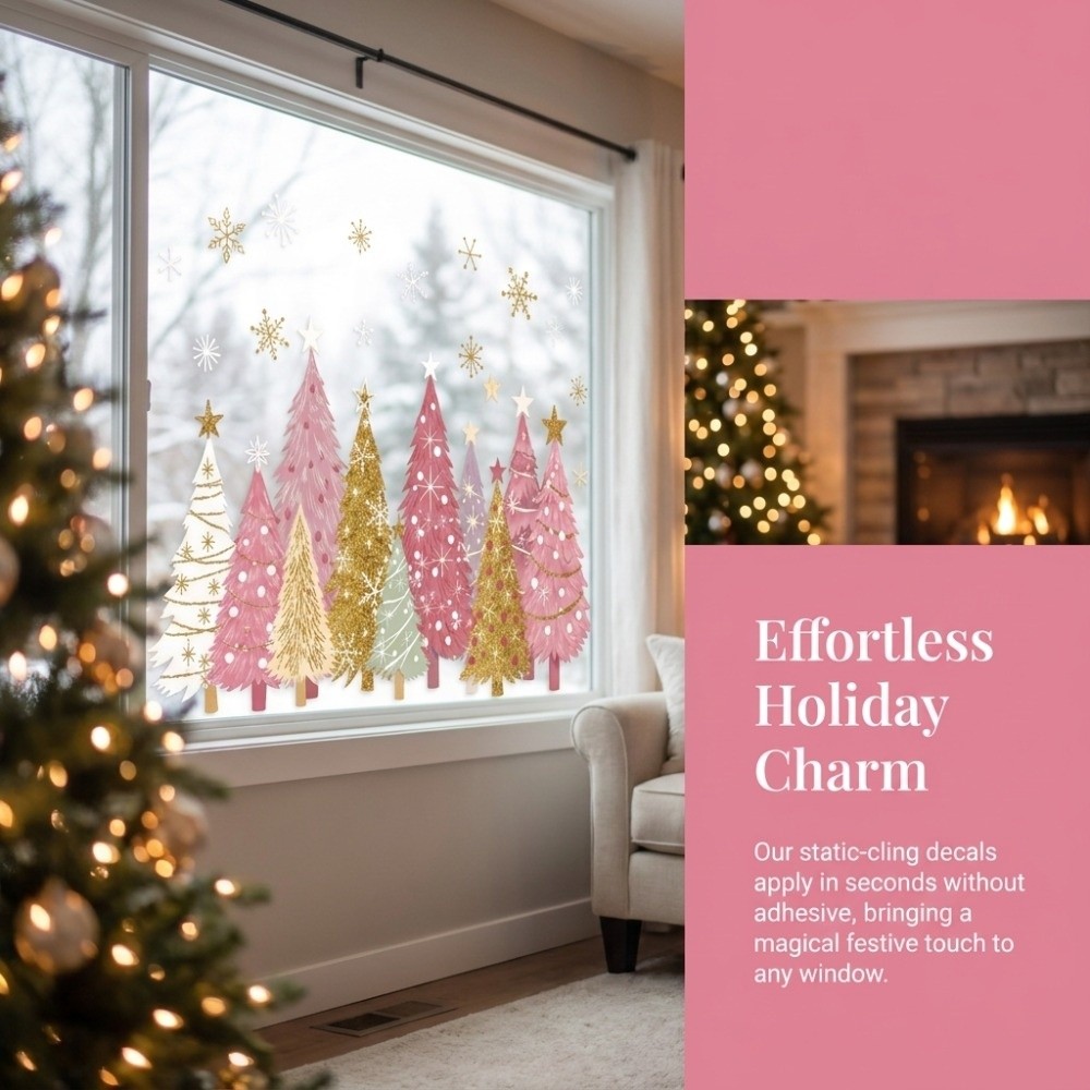 Adesivi Statici Natalizi per F - Snowflake Window Decal recensione e prezzo