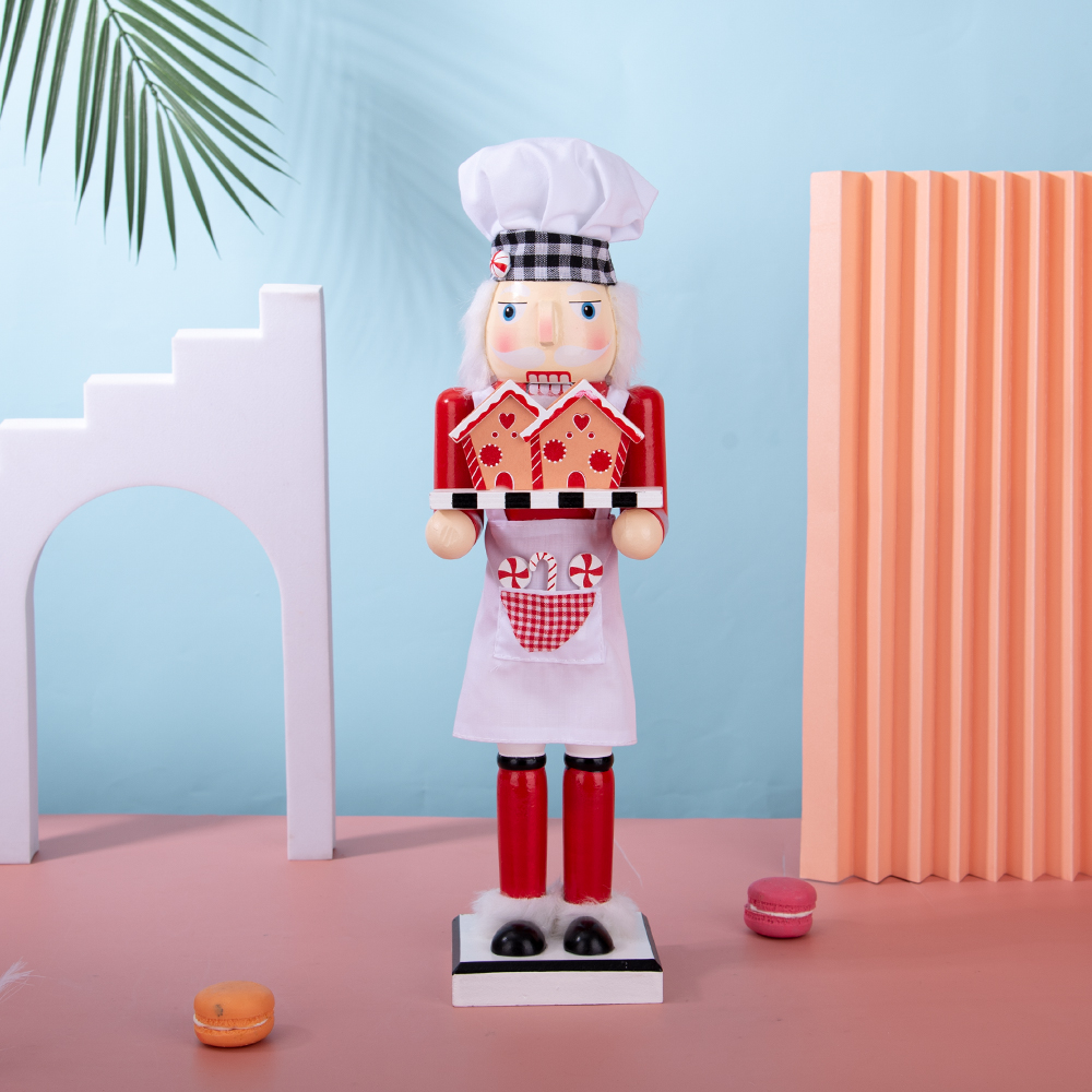 38CM Chef Building Schiacciano - Nutcracker Figurine recensione e prezzo