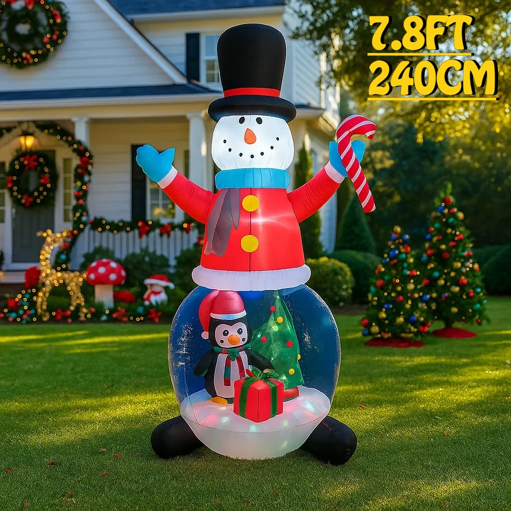 2.4M/7.8FT Pupazzo di neve Pin - Christmas Lights Outdoor recensione e prezzo