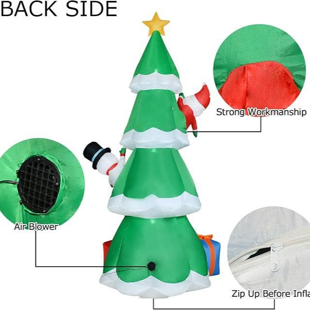 Albero di Natale Gonfiabile 2, - Christmas Lights Outdoor recensione e prezzo