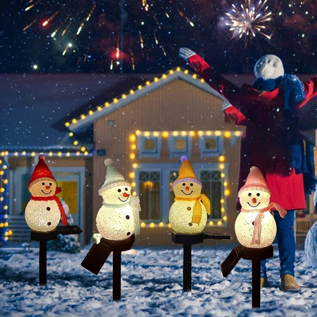 Lampada Solare a LED a Forma d - Christmas Lights Outdoor recensione e prezzo